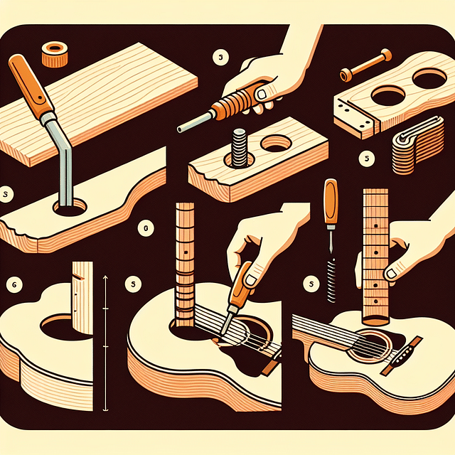 carving and assembling an acoustic guitar neck