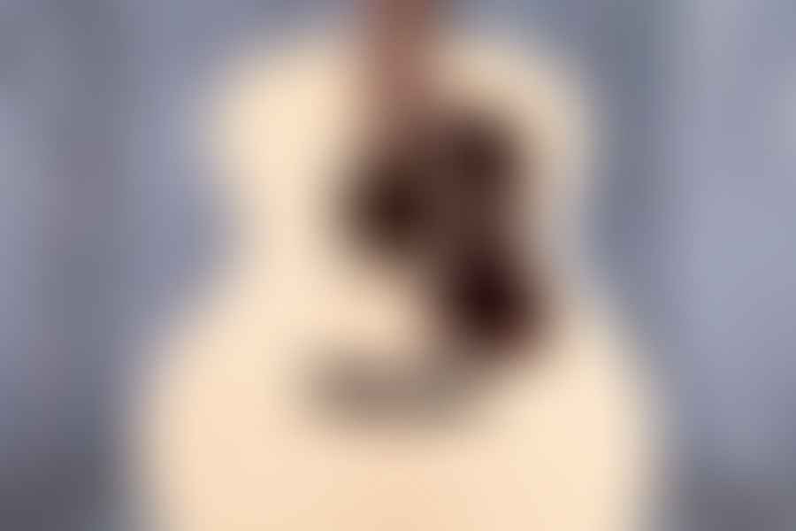jumbo acoustic guitar