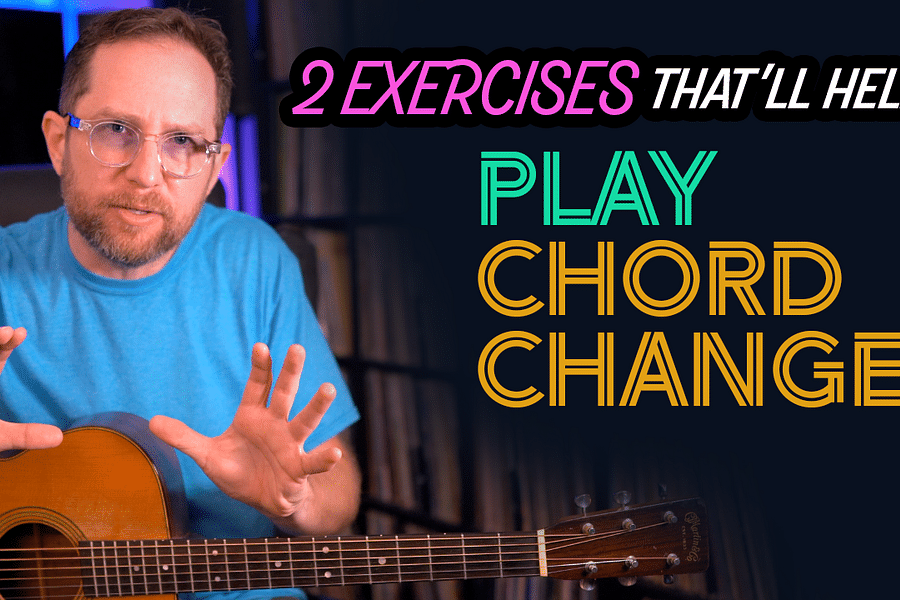 extended fretting exercise guitar