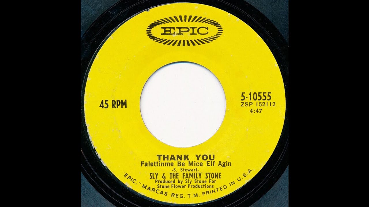 Thank You Sly & The Family Stone bass line