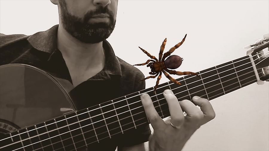 Spider Exercise on Guitar