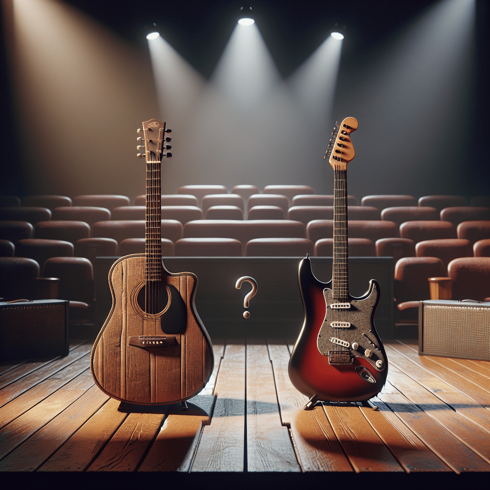 Unplugged Versus Amped: When to Choose an Acoustic Guitar Over an Electric