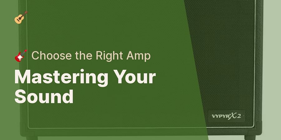 Enhancing Your Sound: How to Choose the Right Guitar Amplifier