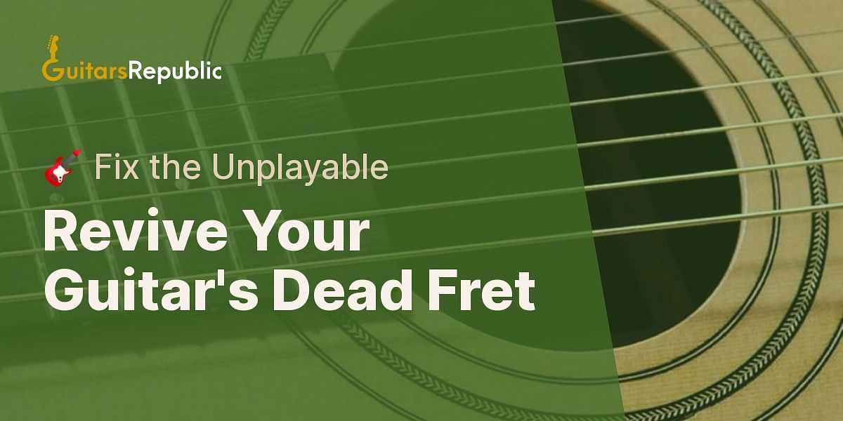 How to fix a dead fret on a guitar?