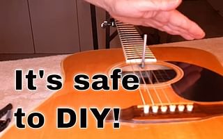 Can a guitar with a bent neck be repaired without a truss rod adjustment?