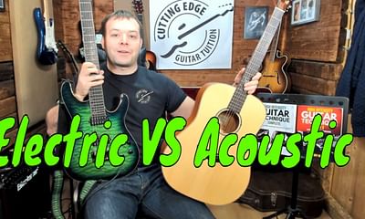 What are the biggest technical differences between electric and acoustic guitars?