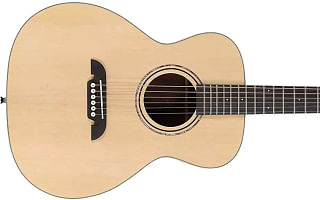 What are the key differences to adapt to when choosing an OM sized acoustic guitar as your primary instrument?